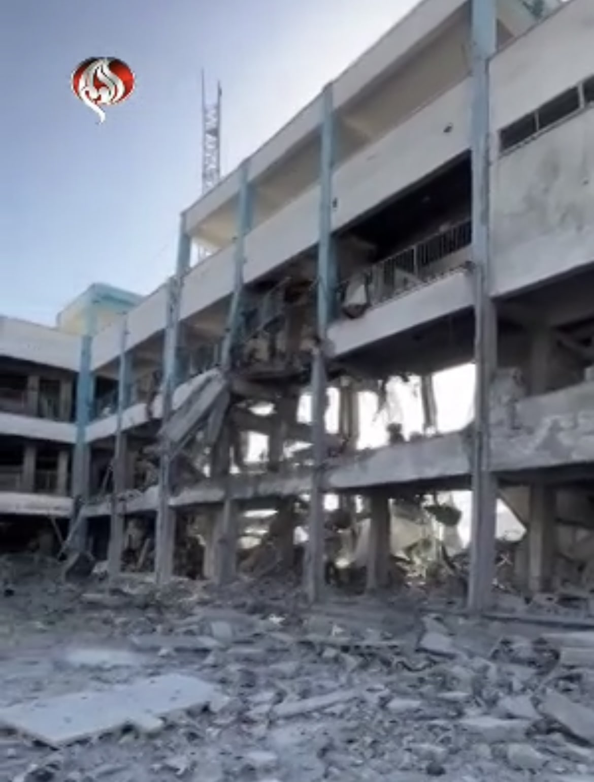 ببینید | ارتش اسرائیل چه بر سر مدرسه‌ای در اردوگاه البریج آورد